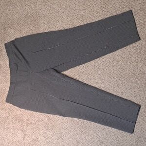 AKRIS Punto US16 navy/white stripe pants, orig. $495.00